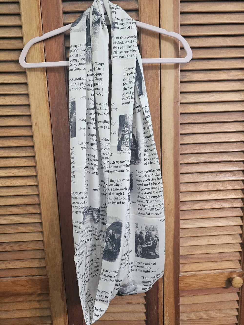 Literary Little Women Quotes & Illustrations Lightweight Scarf